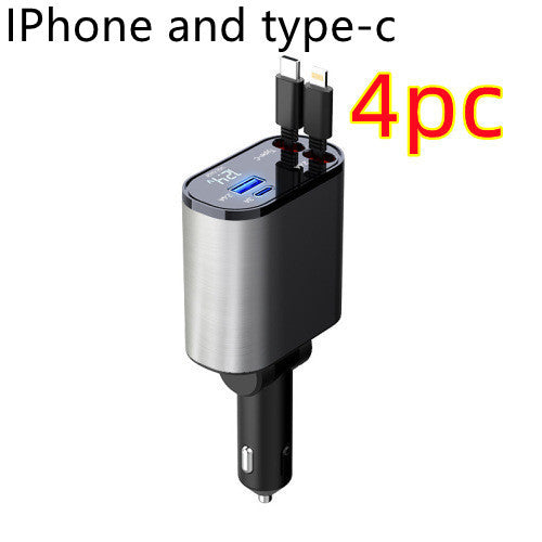 Super Fast USB & Type-C Adapter for Car Cigarette Lighter