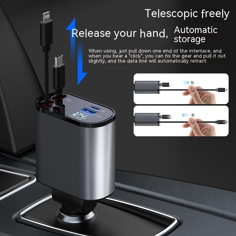 Super Fast USB & Type-C Adapter for Car Cigarette Lighter