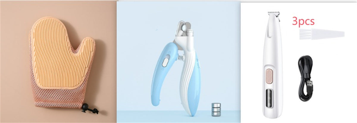 Pets Dog Paw Trimmer with LED Light