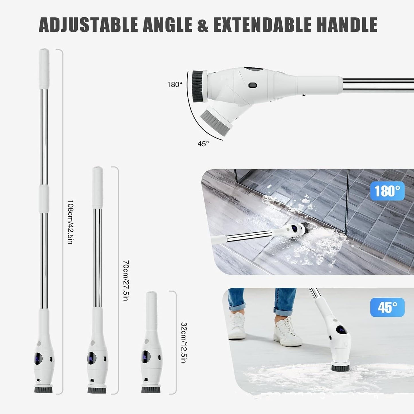 8-in-1 Electric Cleaning Brush