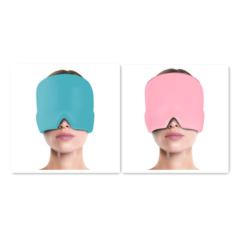 Ice Compress Headache Eye Mask Hat