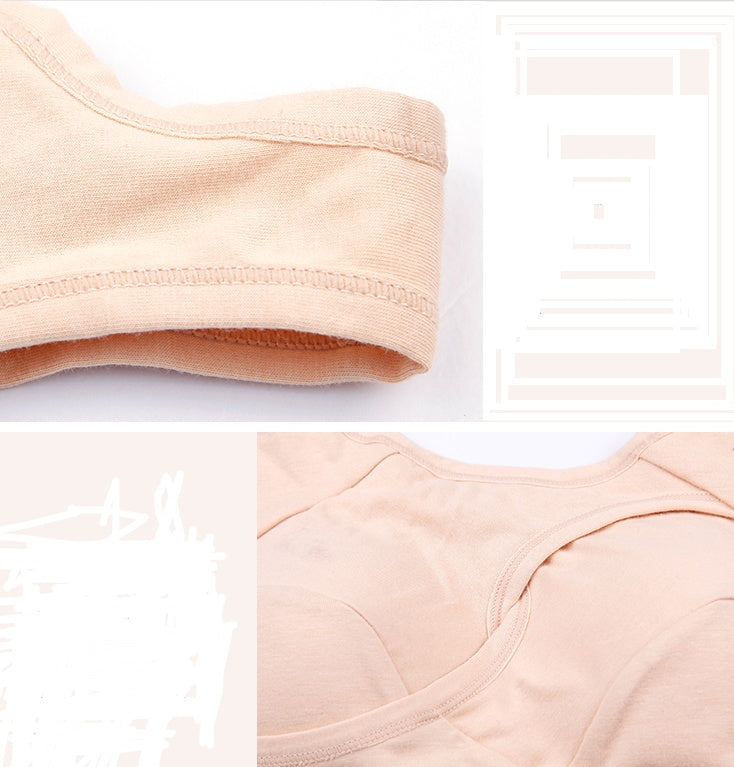 Cotton Anti-Expansion, Anti-Sag Support Bra