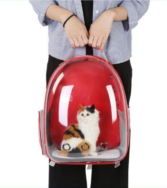 Full Transparent Cat Carrier Backpack