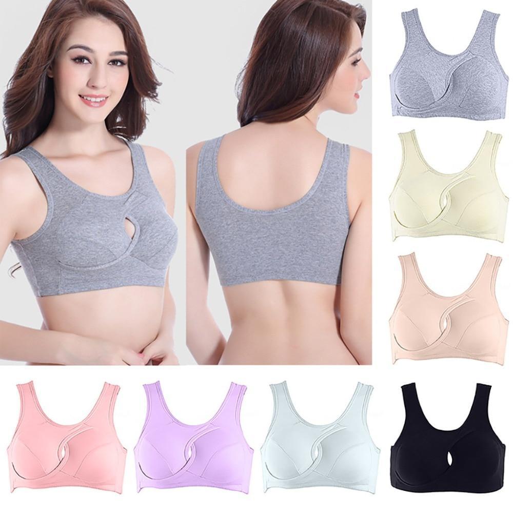 Cotton Anti-Expansion, Anti-Sag Support Bra