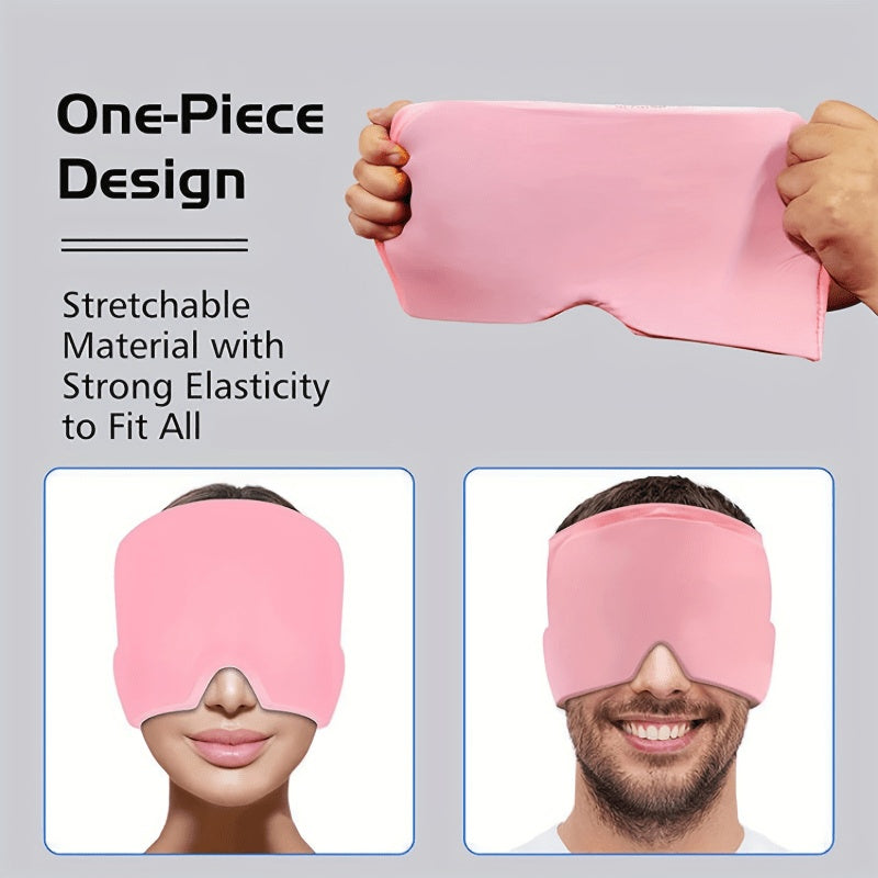 Ice Compress Headache Eye Mask Hat