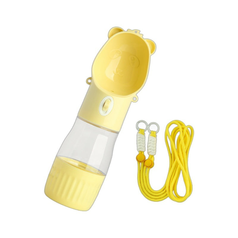 2-in-1 Portable Dog Water Bottle & Food Container