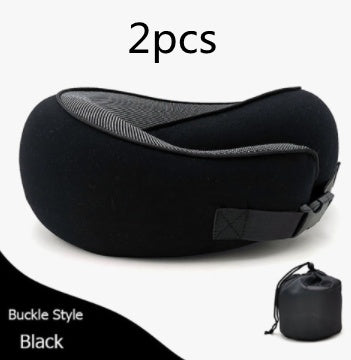 Travel Neck Pillow – Memory Foam U-Shaped Airplane Cushion