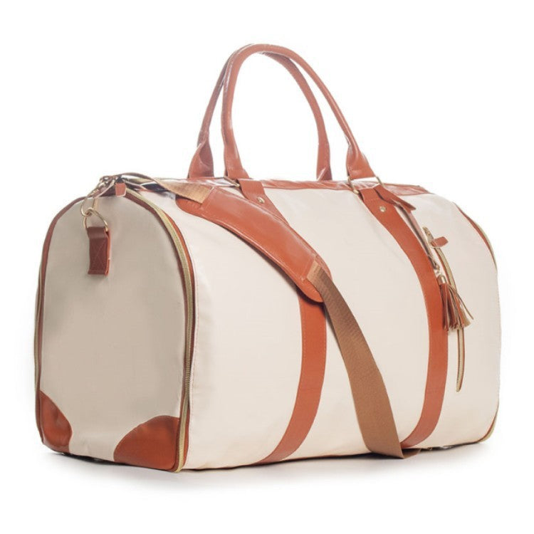 Foldable PU Leather Travel Duffel