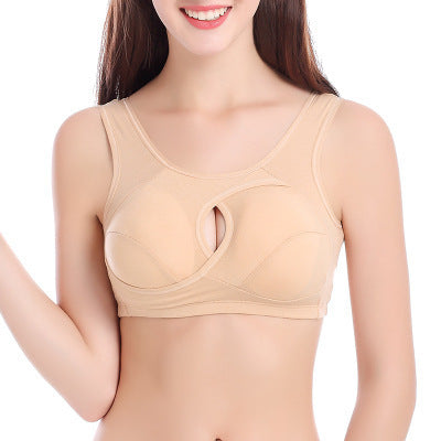 Cotton Anti-Expansion, Anti-Sag Support Bra