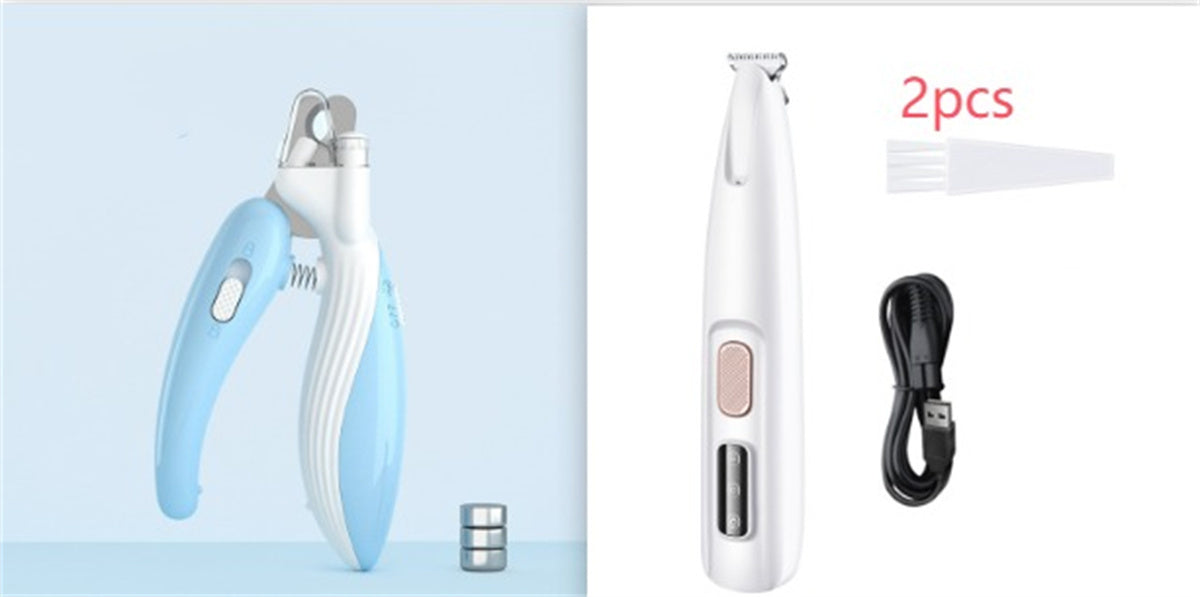 Pets Dog Paw Trimmer with LED Light