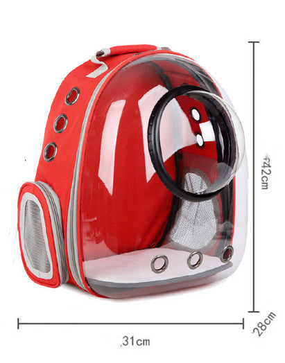 Full Transparent Cat Carrier Backpack