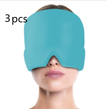 Ice Compress Headache Eye Mask Hat