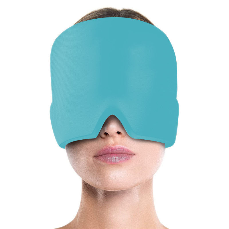 Ice Compress Headache Eye Mask Hat