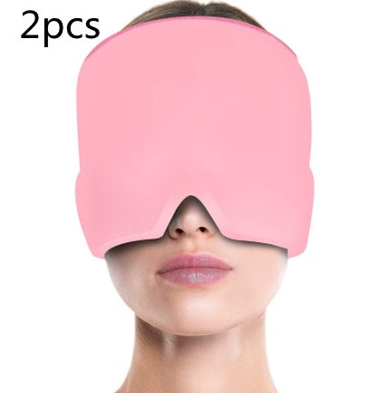 Ice Compress Headache Eye Mask Hat