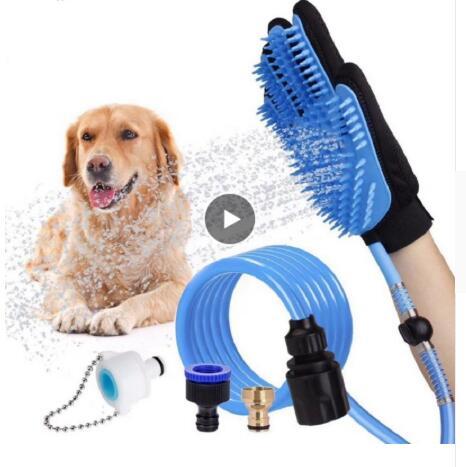 Handheld Pet Shower Sprayer & Bathing Glove