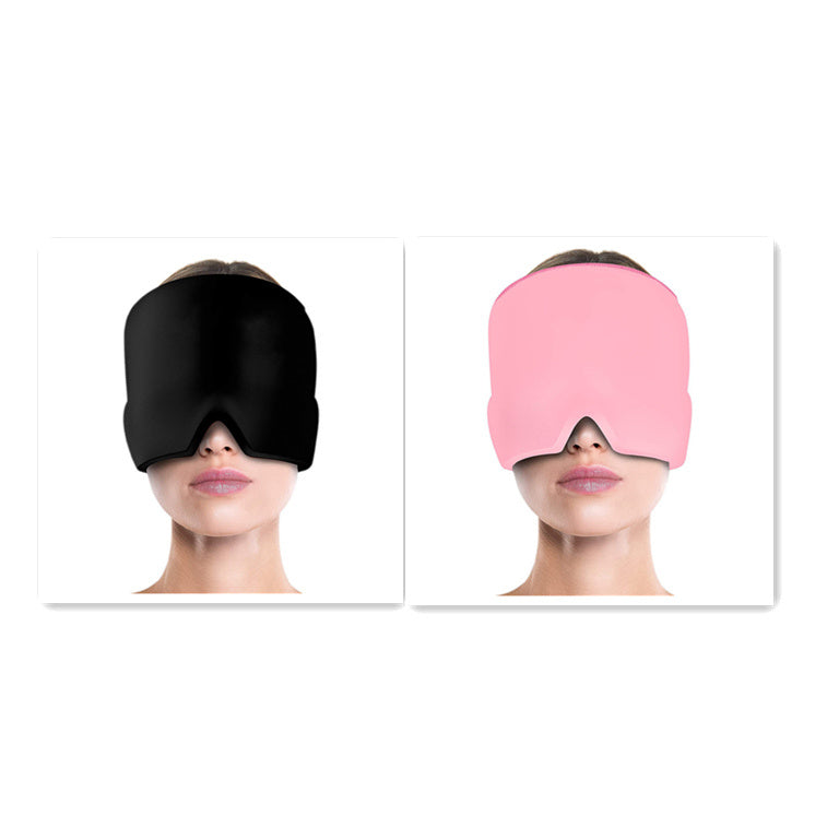 Ice Compress Headache Eye Mask Hat