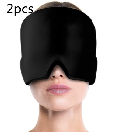 Ice Compress Headache Eye Mask Hat