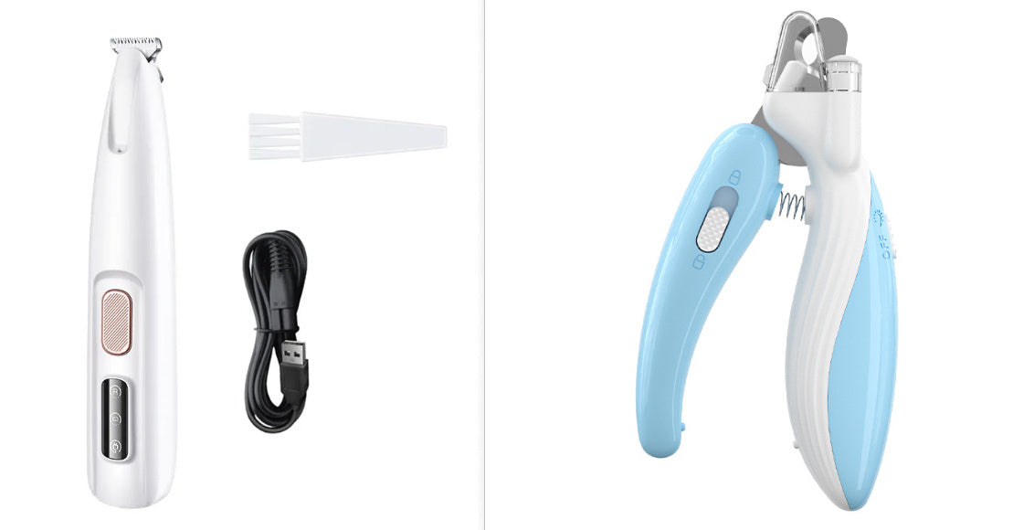 Pets Dog Paw Trimmer with LED Light