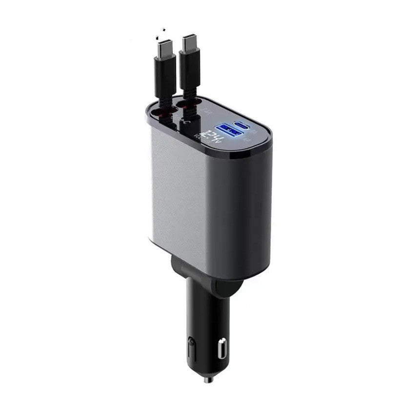 Super Fast USB & Type-C Adapter for Car Cigarette Lighter