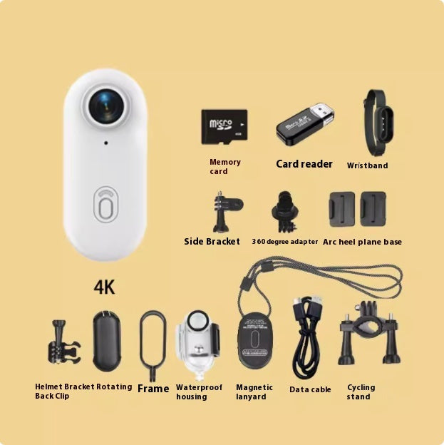 4K Mini Action Camera for Helmets