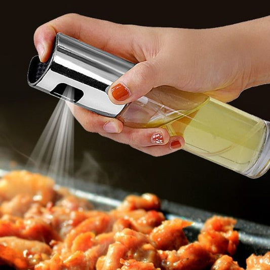 Push-Type Oil Spray Bottle for Kitchen Cooking