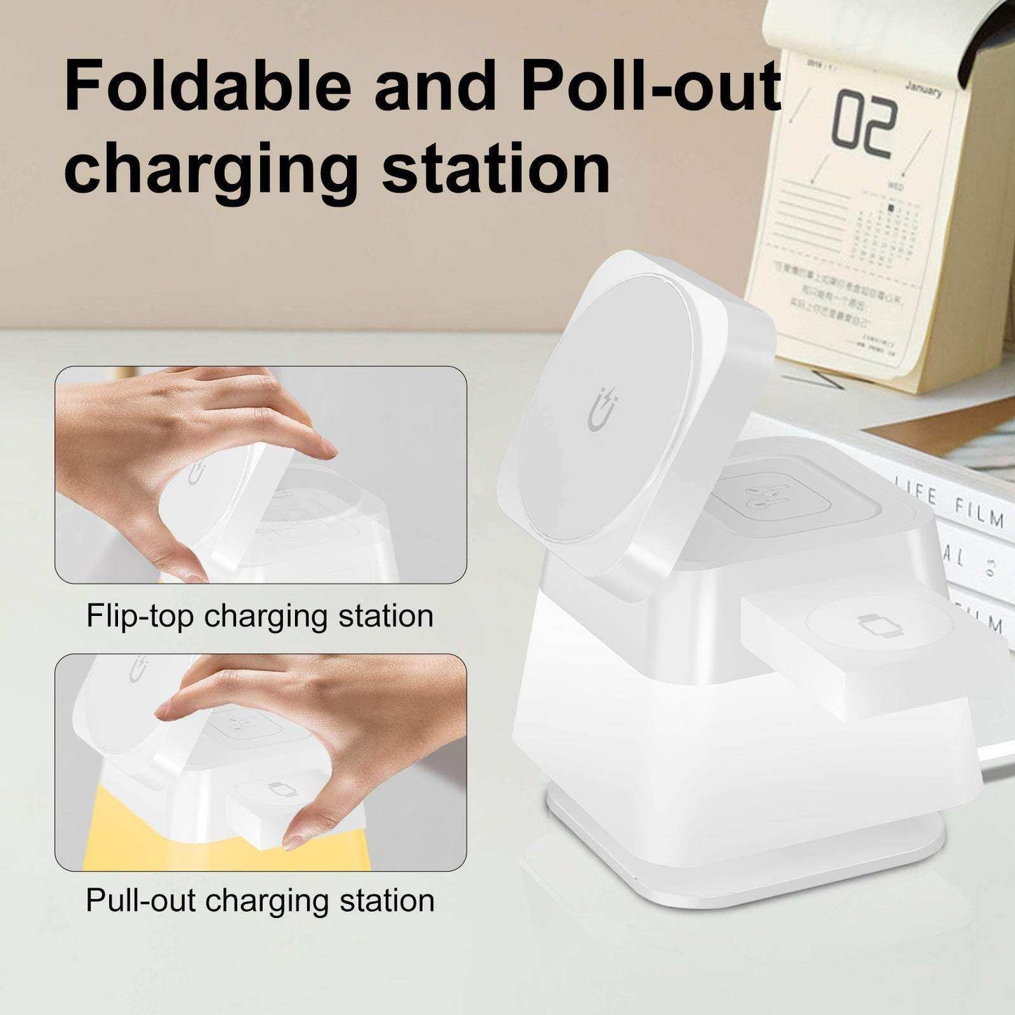 4 in 1 magnetic wireless charger