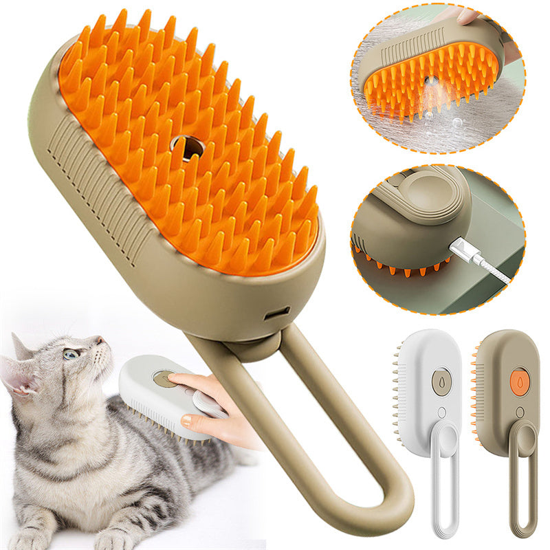 3-in-1 Electric Spray Pet Grooming Comb