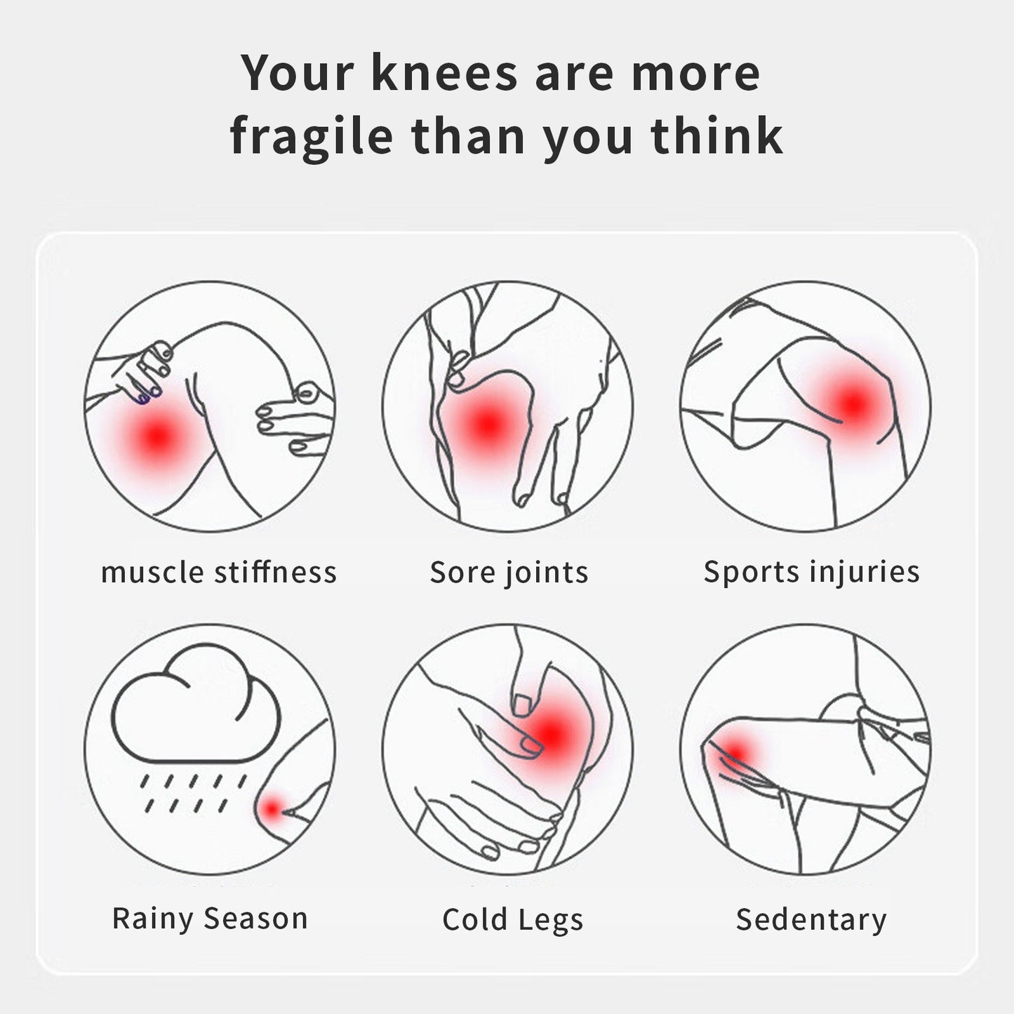 Heated Knee Warmers with Intelligent Temperature Control