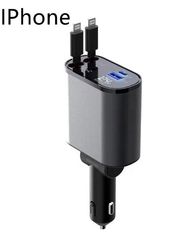 Super Fast USB & Type-C Adapter for Car Cigarette Lighter