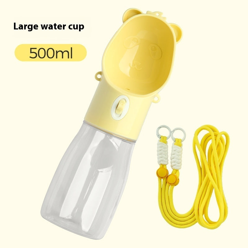 2-in-1 Portable Dog Water Bottle & Food Container
