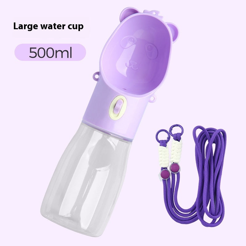 2-in-1 Portable Dog Water Bottle & Food Container