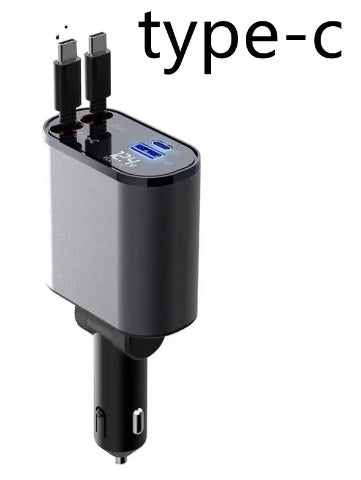Super Fast USB & Type-C Adapter for Car Cigarette Lighter