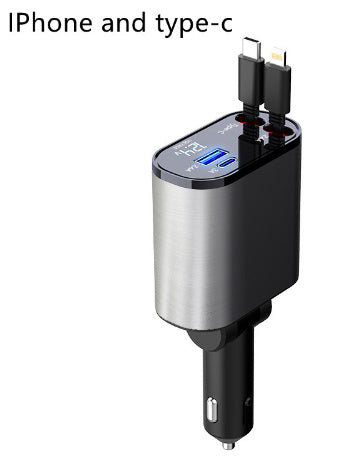 Super Fast USB & Type-C Adapter for Car Cigarette Lighter
