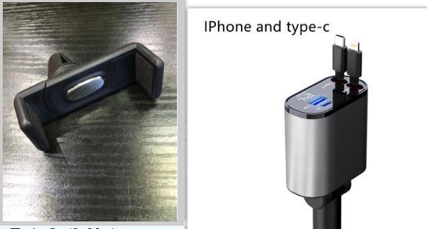 Super Fast USB & Type-C Adapter for Car Cigarette Lighter