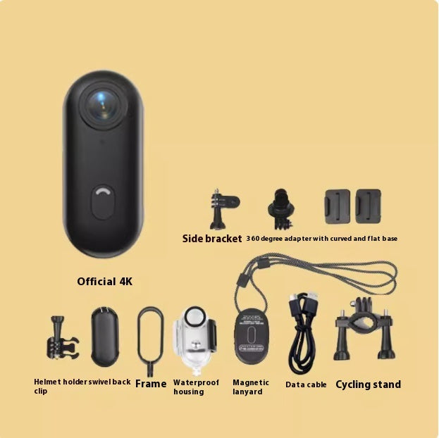 4K Mini Action Camera for Helmets
