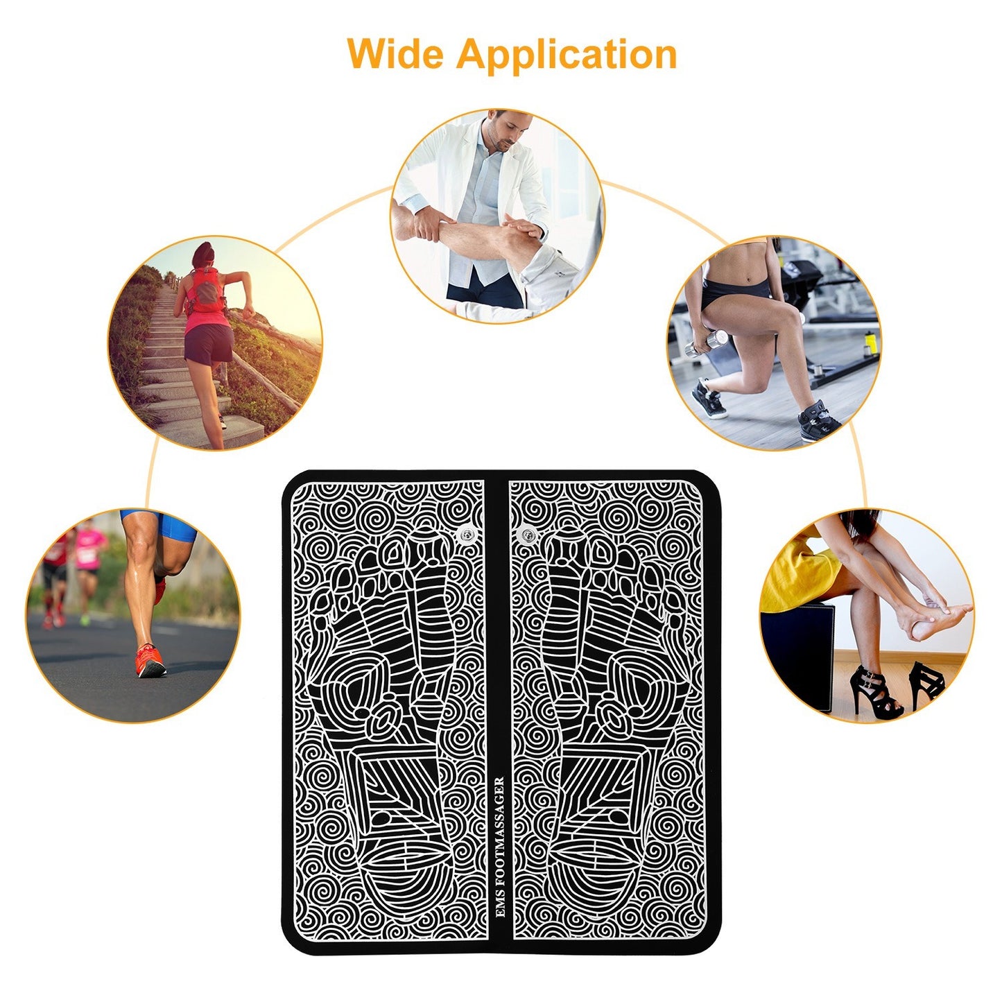 Electric Foot Stimulator Massage Pad