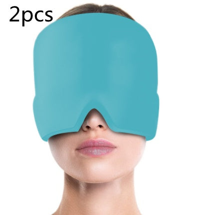 Ice Compress Headache Eye Mask Hat