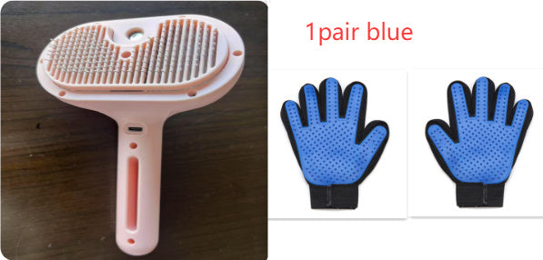 Self-Cleaning Pet Grooming Comb with Mist Humidifier