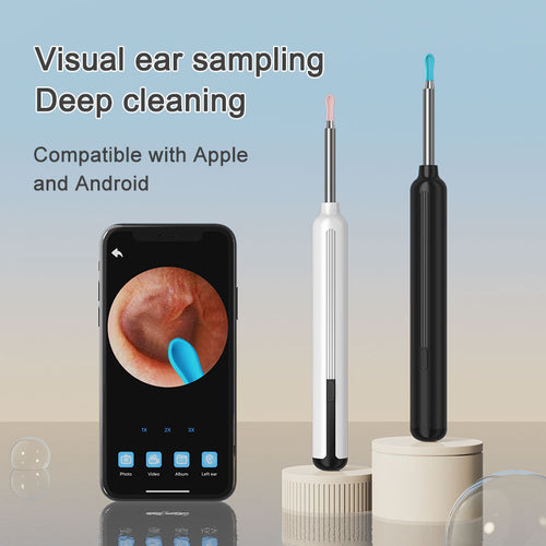 Ear Cleaner with HD Camera & 6 Soft Ear Scoops