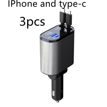 Super Fast USB & Type-C Adapter for Car Cigarette Lighter