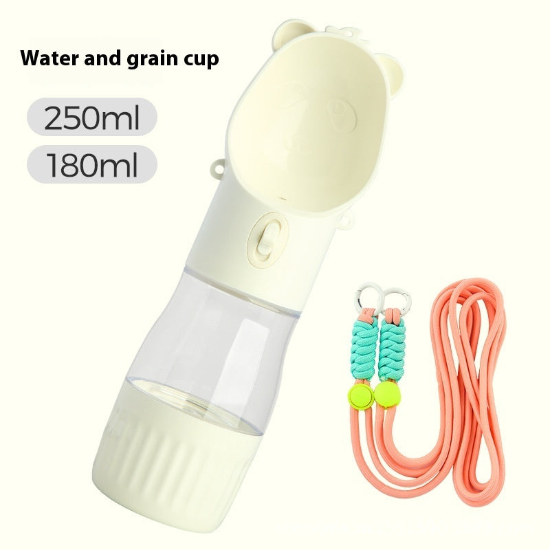 2-in-1 Portable Dog Water Bottle & Food Container