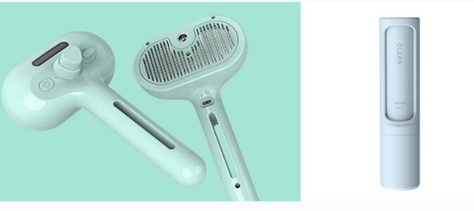 Self-Cleaning Pet Grooming Comb with Mist Humidifier