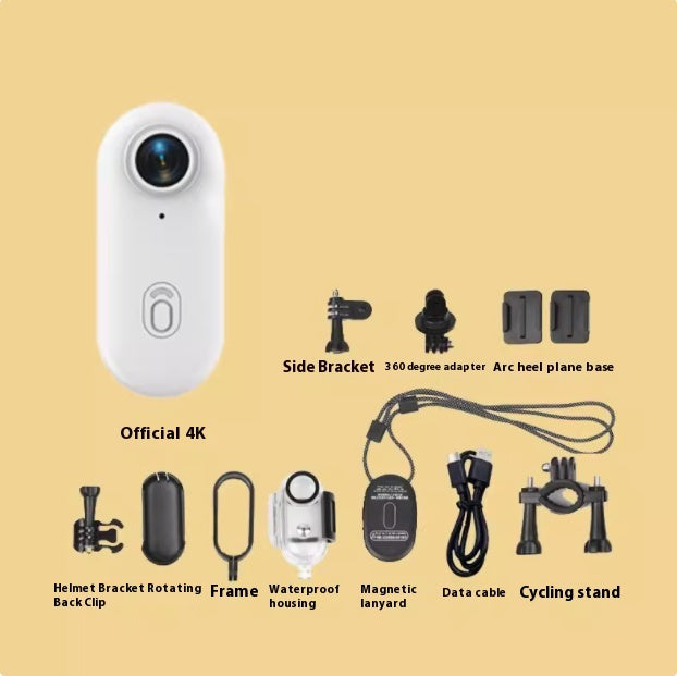4K Mini Action Camera for Helmets