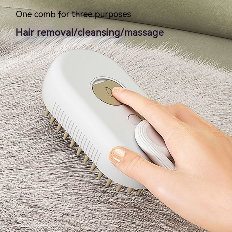 3-in-1 Electric Spray Pet Grooming Comb