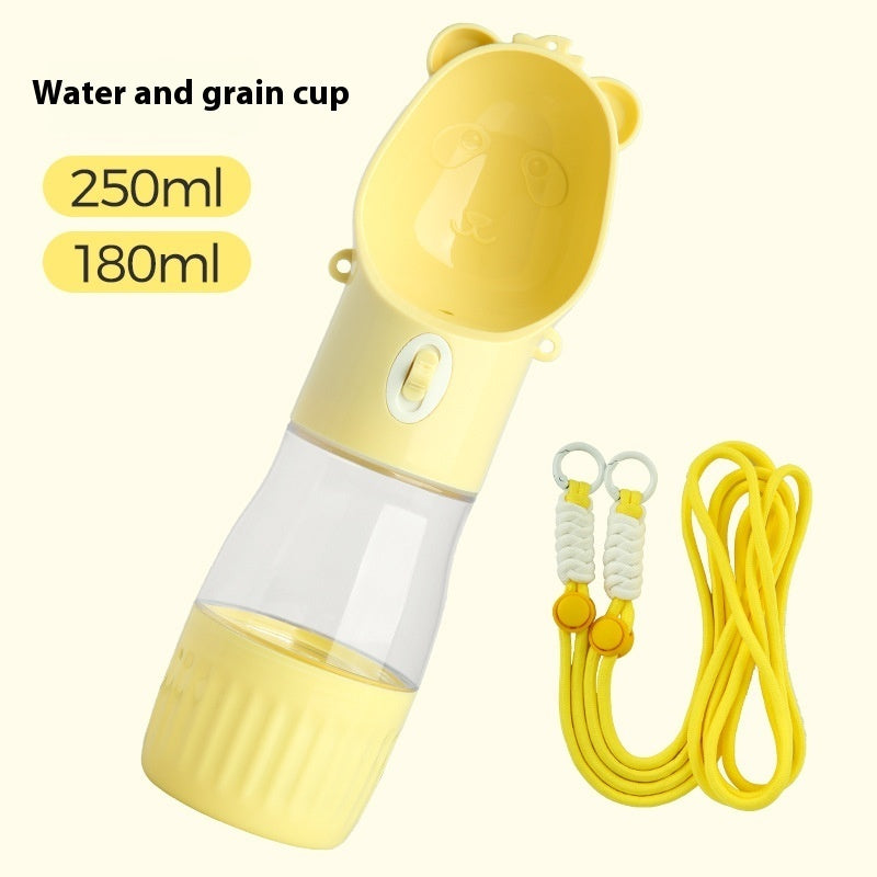 2-in-1 Portable Dog Water Bottle & Food Container