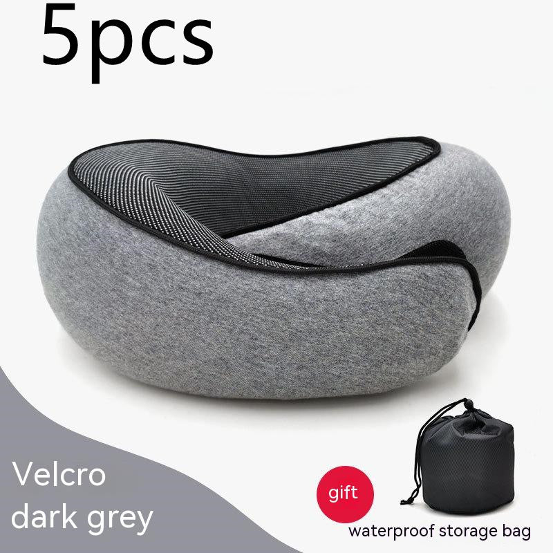 Travel Neck Pillow – Memory Foam U-Shaped Airplane Cushion