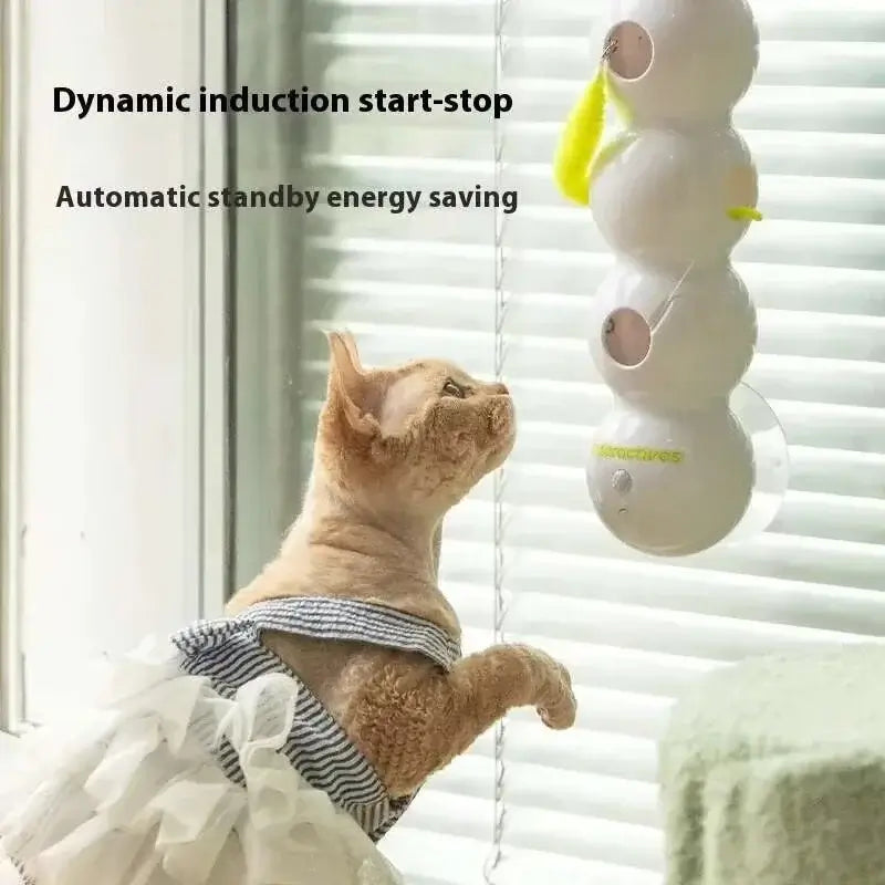 Smart cat teaser toy automatic swing mechanism