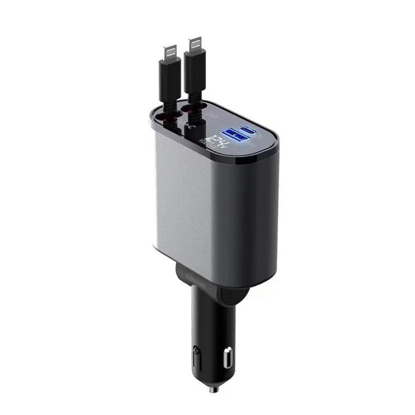 Super Fast USB & Type-C Adapter for Car Cigarette Lighter