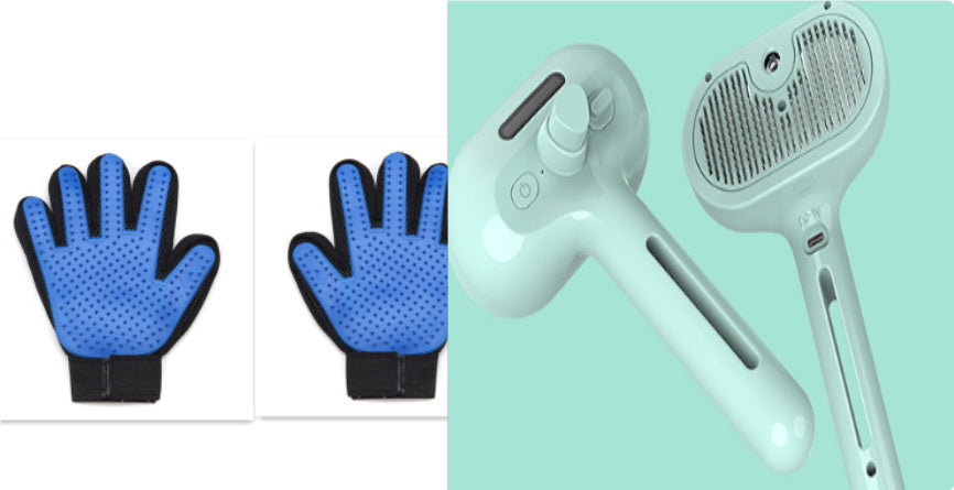 Self-Cleaning Pet Grooming Comb with Mist Humidifier