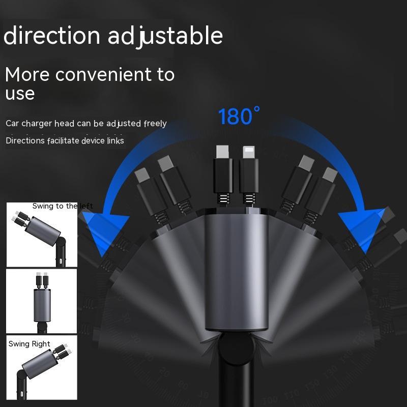 Super Fast USB & Type-C Adapter for Car Cigarette Lighter